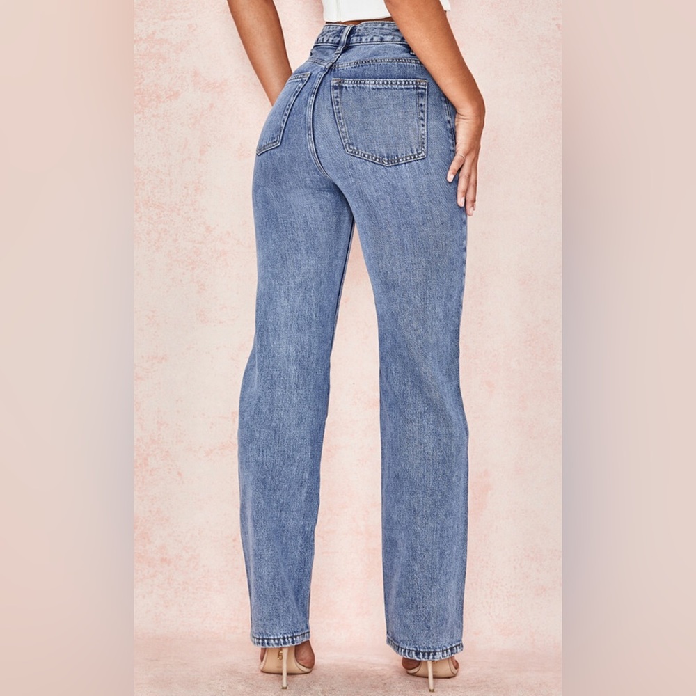 House of CB Blue High Rise Women Jeans - Picture 4 of 6